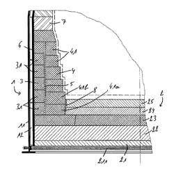 Ramming mass for the refractory lining of a metallurgical vessel, method for the placement thereof and metallurgical vessel, in particular blast furnace, comprising a lining using said ramming mass