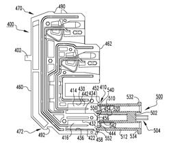 Electrical switching apparatus and secondary disconnect assembly with contact alignment features therefor