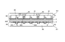 Easily produced interconnecting module for a high-temperature water electrolysis device