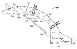 Coiled tubing unit locking knee-joint mechanisms