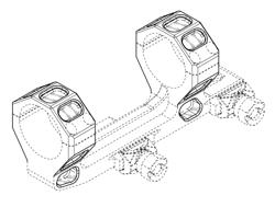 Firearm scope mount