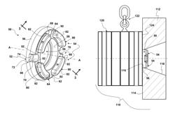 Locating ring and method for positioning parts