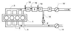 Method and device for reactivating exhaust-gas purification systems of diesel engines with low-pressure EGR