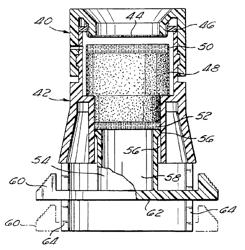 Flow through testing system with pressure indicator