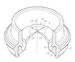 ONE-WAY VALVE FOR A COMPRESSIBLE CONTAINER AND CONTAINER WITH SUCH A VALVE