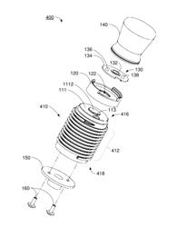 Monolithic Base Of LED Lighting Module And Lamp Having The Same