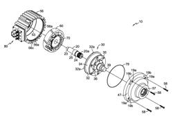 Electric motor clutch/brake assembly