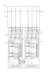 Display device and display driver with sequential transfer of gray scale reference voltages