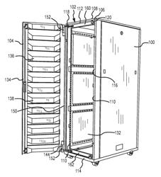 Universal system for mounting rack doors