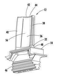 TURBINE AIRFOIL COOLING SYSTEM WITH PLATFORM COOLING CHANNELS