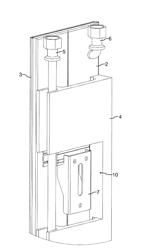 Radiator with heat insulation plate and radiator arrangement