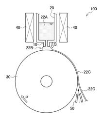 Amorphous alloy ribbon and method of producing the same