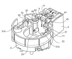 BRUSH HOLDING DEVICE FOR A COMMUTATOR MACHINE