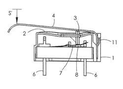 Electric switch with an actuator