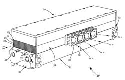 Air-cooled carbon-dioxide laser