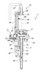 Method for performing the automated closure of an axial end of a tubular manufacture and for unloading it inside out and apparatus for performing the method