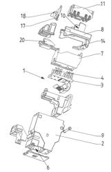 Cable-mount socket