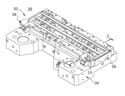 PRESS SYSTEM AND VACUUM PORT ASSEMBLY THEREFOR