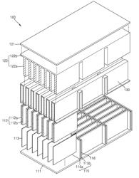 THREE-DIMENSIONAL ELECTRODE STRUCTURE AND BATTERY HAVING THE ELECTRODE STRUCTURE