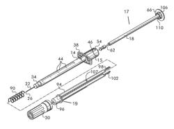 Syringe assembly with automatic safety shield