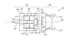 FLUIDIC VALVE WITH CONTACTLESS FORCE TRANSMISSION FOR PRESSING TOGETHER STATOR AND ROTOR