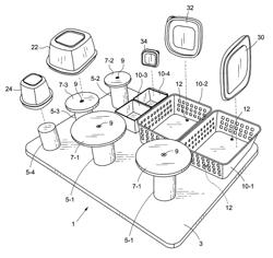 Food container organizer