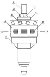 Surface layer conductor running tool for deep-water well drilling