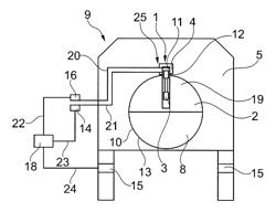 Method and device for testing a temperature-compensated, pressure-gradient-controlled pressure switch