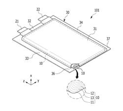 RECHARGEABLE BATTERY HAVING CASE