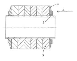 ROTOR SHAFT WITH A LAMINATED CORE