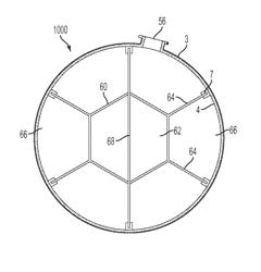 Reactor bed vessel and support assembly