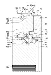 Slewing bearing, in particular for a vehicle