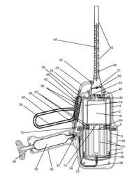 PASTE APPLICATION DEVICE FOR MIXING A PASTE