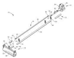 Extendable vibratory implement for working concrete