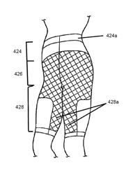 Article of clothing with wicking portion