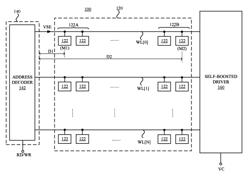 Memory device with self-boosted mechanism