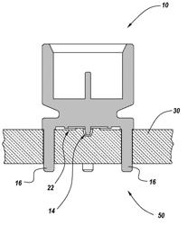 RADIO FREQUENCY CONNECTOR AND ASSEMBLY HAVING MICRO-VIA RADIAL INTERCONNECT