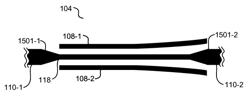 Wide shoulder, high order mode filter for thick-silicon waveguides