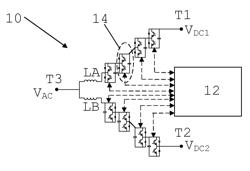 Black start of a multilevel voltage source converter