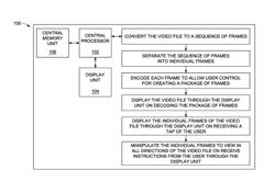 SYSTEM AND A METHOD FOR MANIPULATING A VIDEO FILE ON RECEIVING INSTRUCTIONS FROM A USER