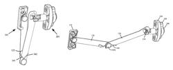 Casement window opening control device