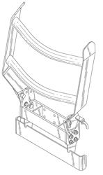 Front guard for a working vehicle