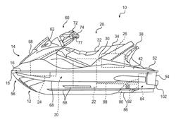 Method for reversing a jet propelled watercraft