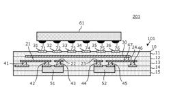 SUBSTRATE FOR STACKED MODULE, STACKED MODULE, AND METHOD FOR MANUFACTURING STACKED MODULE