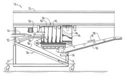 Food process-line coating apparatus with exchangeable substitution or elimination of accessories of the tumbling and/or flipping nature