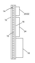 Ultrasonic inspection using flexible two-dimensional array applied on surface of article