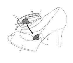 High heel foot wear pad and methods of making and attaching same