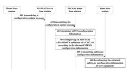 Method for carrying out multimedia broadcast multicast service, home base station and user equipment