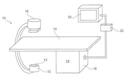 Medical imaging device for providing an image representation supporting in positioning an intervention device