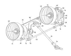 Regulation system of the headlights in a tilting vehicle with roll mechanism